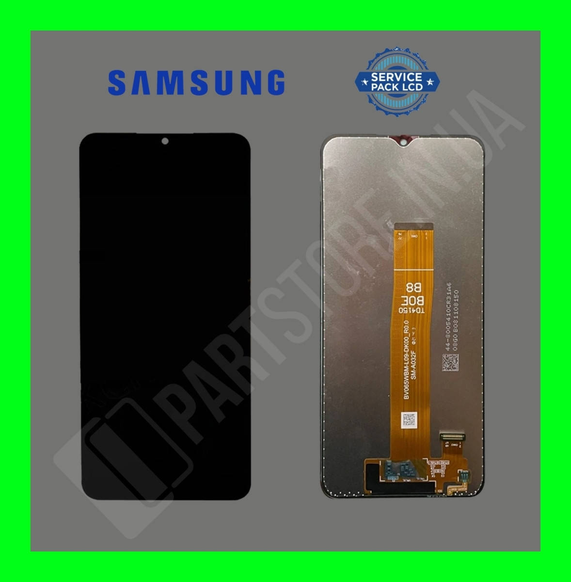 

Дисплей Samsung A127 Black A12 2021 (GH82-26485A) сервисный оригинал (без рамки), Черный