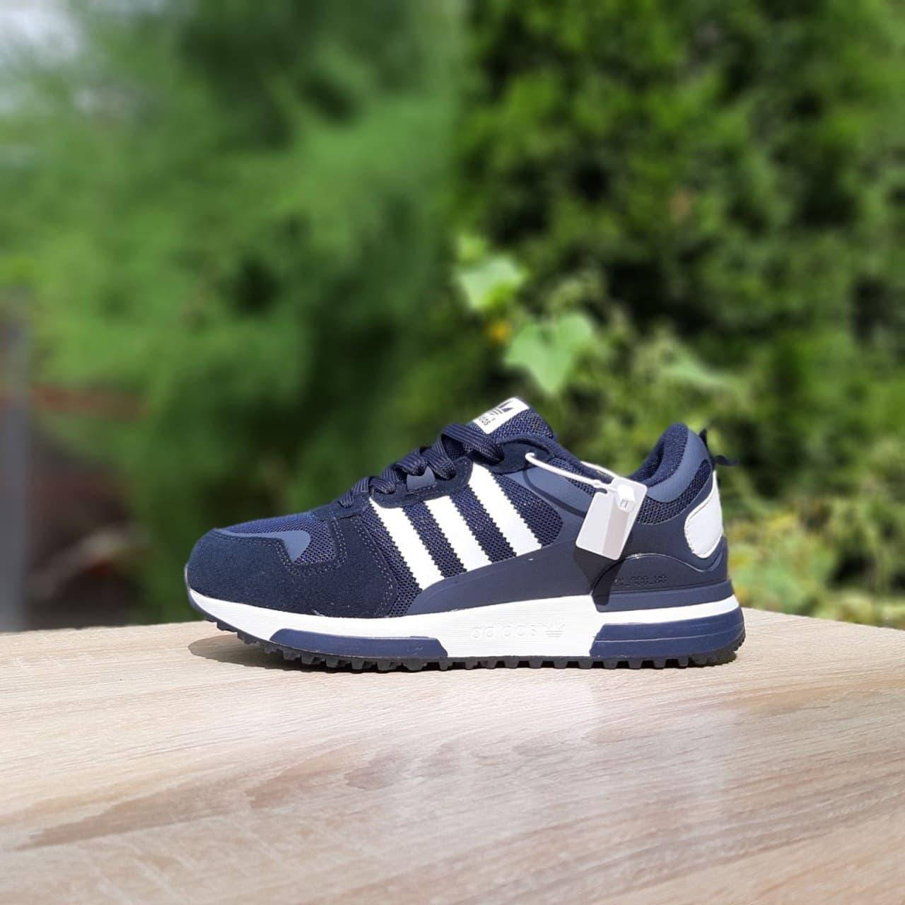 

Кроссовки Адидас мужские Adidas zx 750 Тёмно синие, Синий