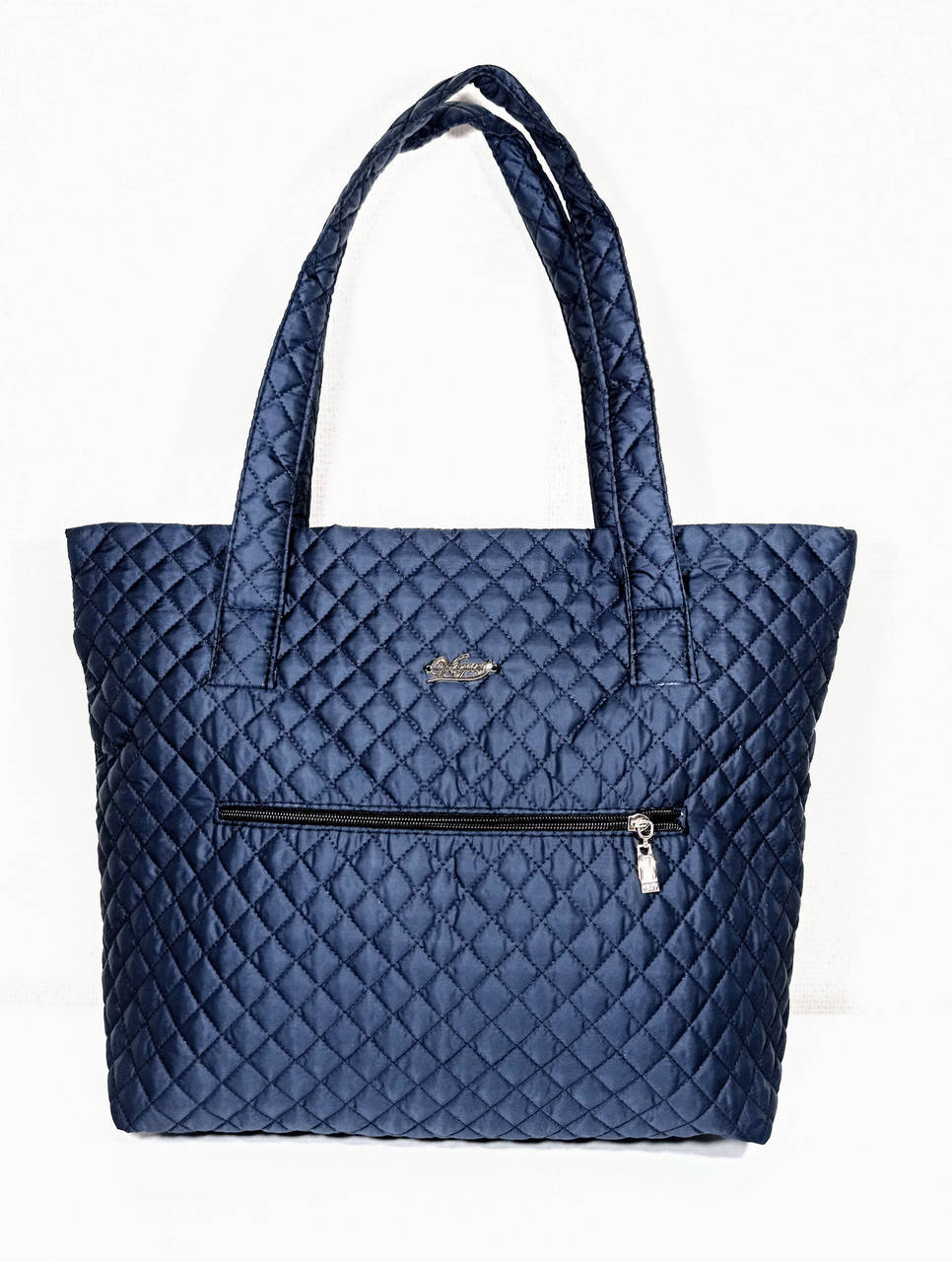 

Женская стёганая сумка 44*32см синяя (200-255), Синий