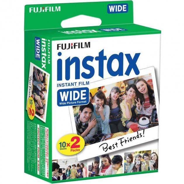 

Фотобумага орининальная для камеры Fujifilm Instax Wide Color film 20 листов (2 картриджа) для 200, 210, 300