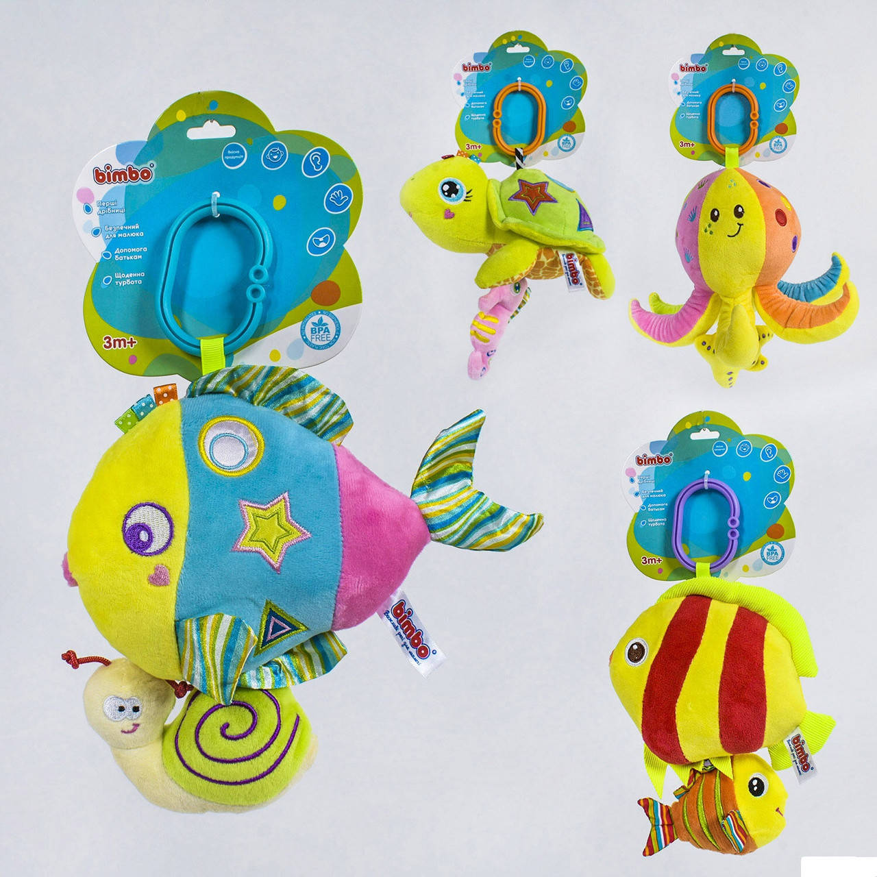 

Гр Погремушка-подвеска мягкая ВМ-42388 (36) "BIMBO", с заводным механизмом, колыбельная, с шелестящи