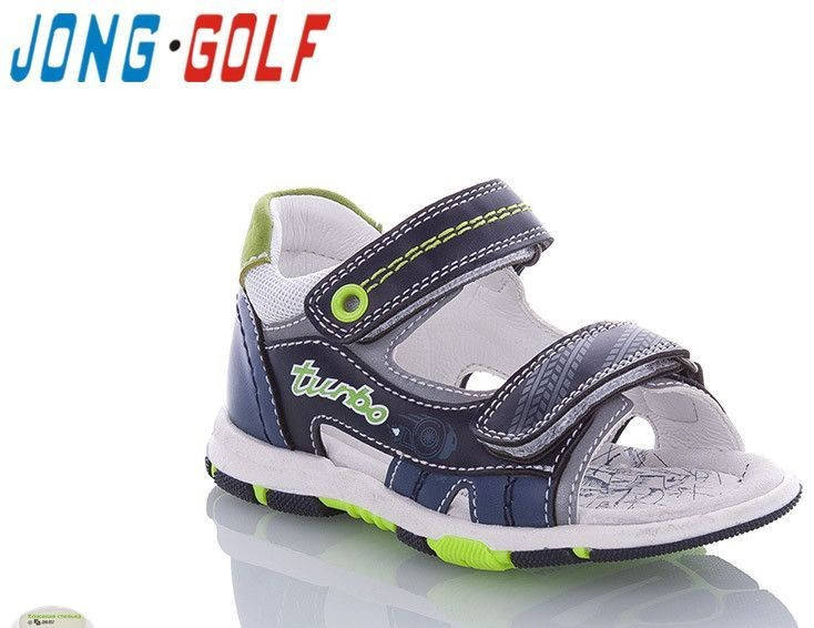 

Детские босоножки для мальчика J&G Turbo синие 24 р-р 14,5, Синий