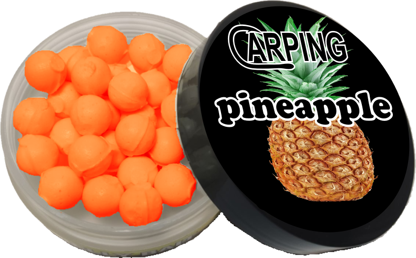 

Бойлы желейные (ананас )10mm POP-UP плавающие банка, Оранжевый