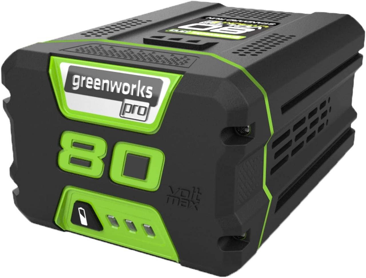 

Greenworks PRO 80V 2.0 Ач литий-ионная батарея G80B2 (2901207) (GBA80200 )