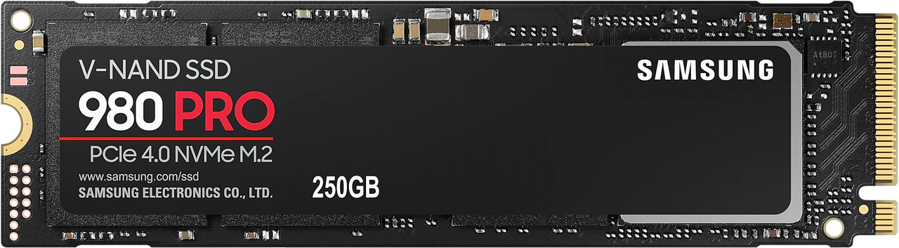 

Накопитель SSD 250GB Samsung 980 PRO M.2 PCIe 4.0 x4 NVMe 3D TLC (MZ-V8P250BW)