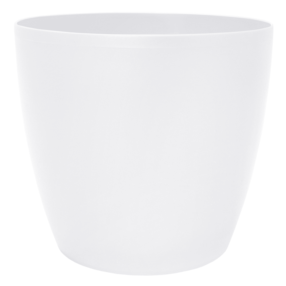 

Вазон "Матильда" 16*15см. - 2,1 л Белый