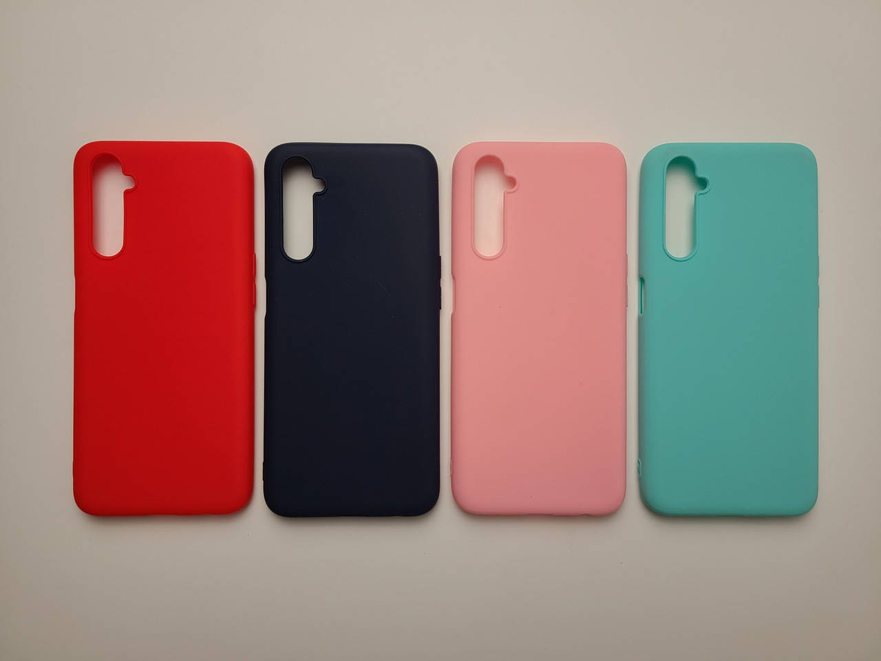 

Цветной TPU чехол для Realme 6, Разные цвета