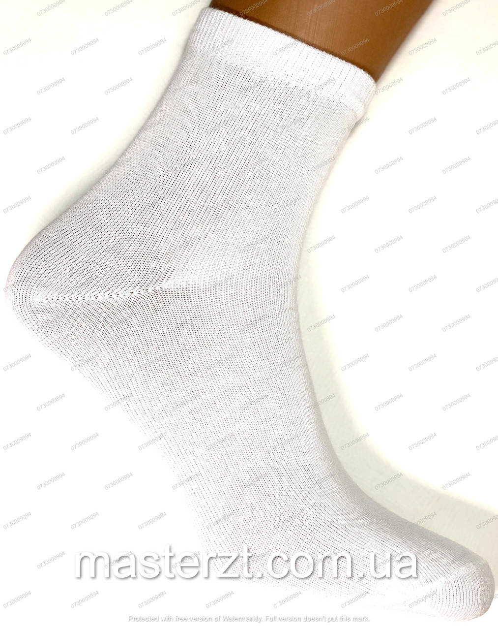 

1014, Носки женские ТМ "MASTER" белые средние х\п, Белый