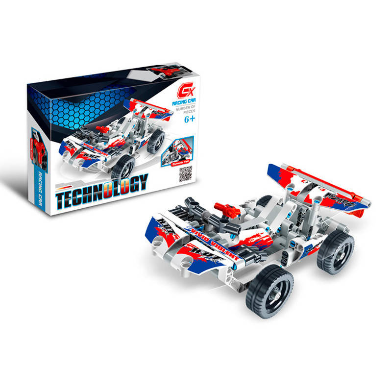 

Конструктор детский блочная гоночная машина (DIY Car 168 bloks compatible Lego), Белый