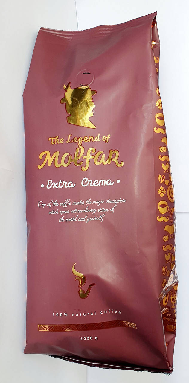 

Кофе в зернах Легенда Мольфара Extra Crema 100% арабика 1 кг