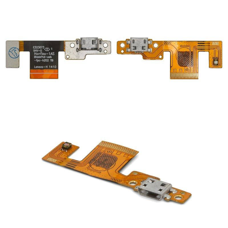 

Шлейф для Lenovo B8080 Yoga Tablet 10 HD Plus, конектора зарядки, з компонентами