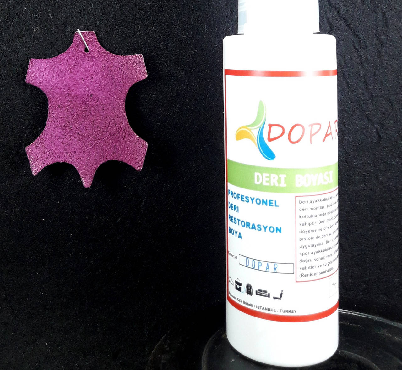 

Краска для замши, велюра, нубука, кожи цв. Фуксия