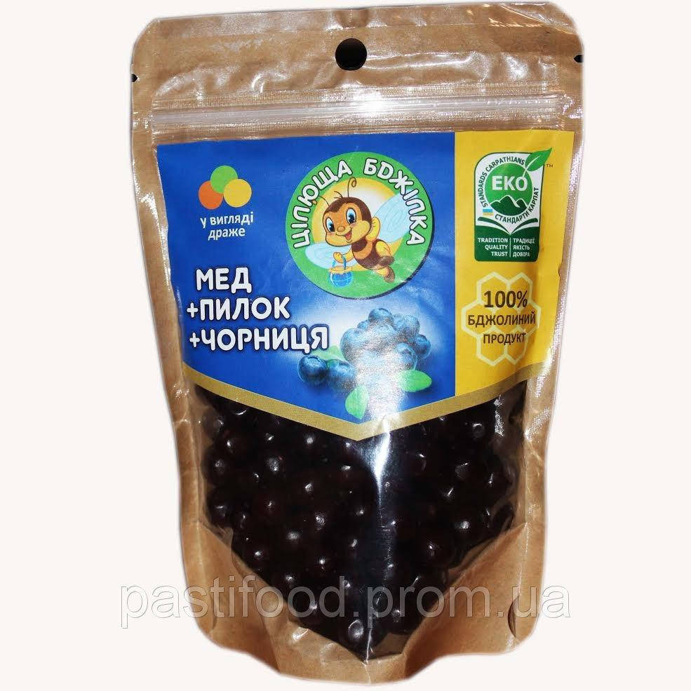 

Медові Драже Цілюща Бджілка Мед + Пилок + Чорниця