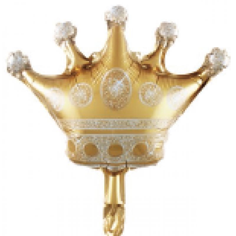 

Фольгированный шарик мини-фигура КНР (29х30 см) Корона золотая с светлыми краями, Разные цвета