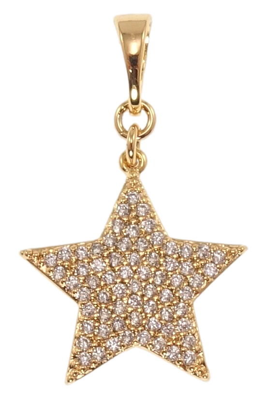 

Кулон Xuping Позолота 18K "Звезда инкрустация цирконием" для цепочки до 5мм