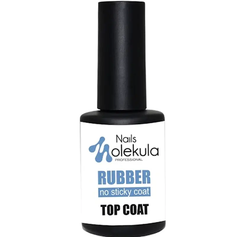 

Molekula Rubber No Sticky Top Coat - каучуковый топ без липкого слоя, 12 мл