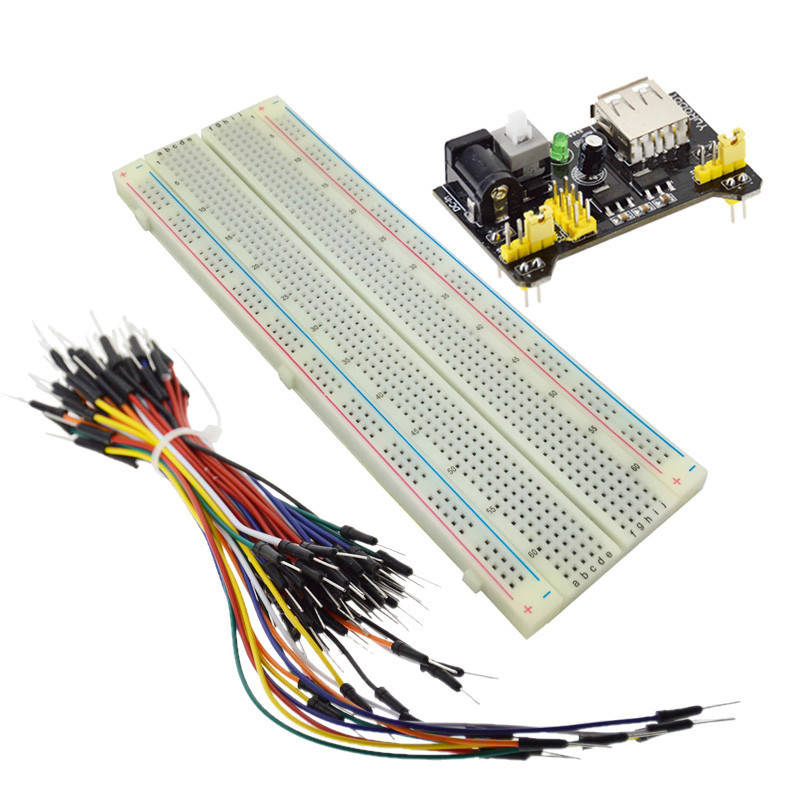 

Макетная плата, Breadboard 3в1 (MB-102,макетка на 830 точек,65-проводов)