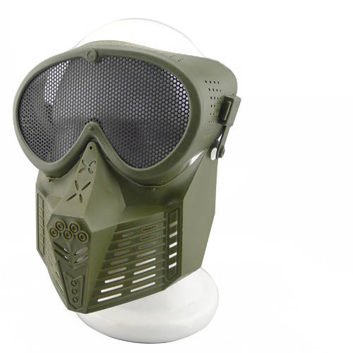 

Маска-сітка V2 перфорація Olive (для Airsoft, Страйкбол)