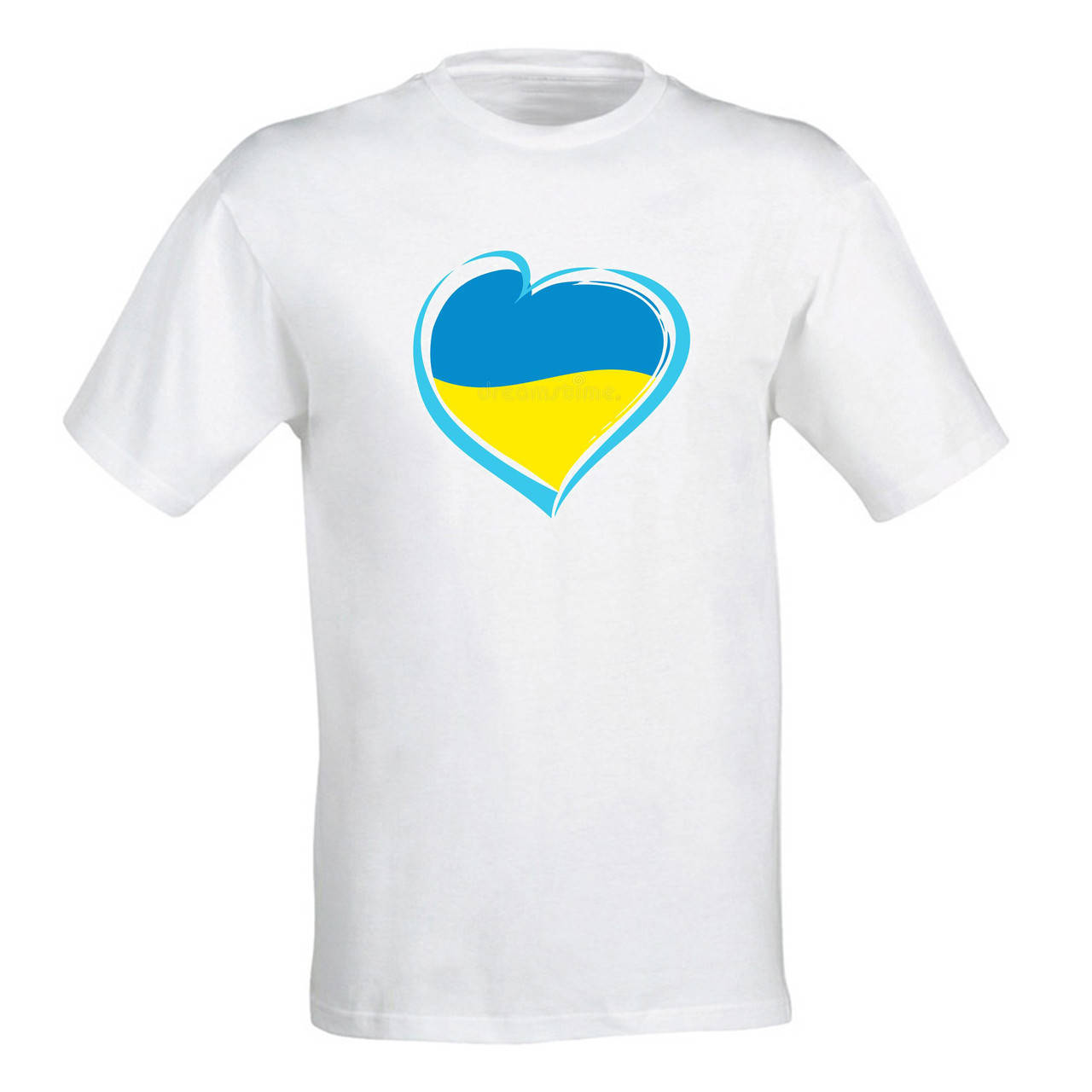 

Футболка Push IT с принтом "Украина в сердце" M, Белый
