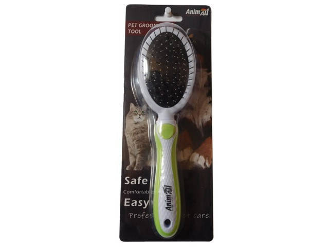 

Расчёска-щётка 2 в 1 Грум AnimAll MG9707-L зелёная