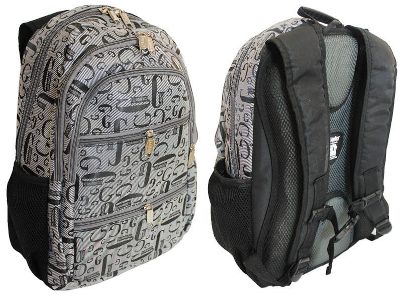 

Рюкзак ортопедический Leader Серый с буквами 42х29х15см арт. 982096