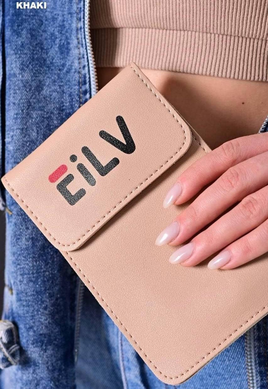 

Женский кошелек клатч Хаки