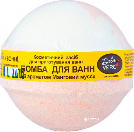 

Бомбочка для ванн Dolce Vero Манговый мусс 75 г