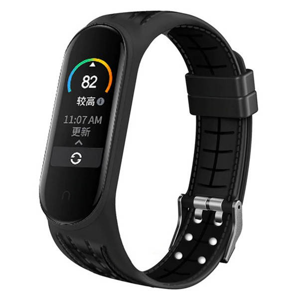 

Ремешок Two-line Strap для Xiaomi Mi Band 5 / 6 Black