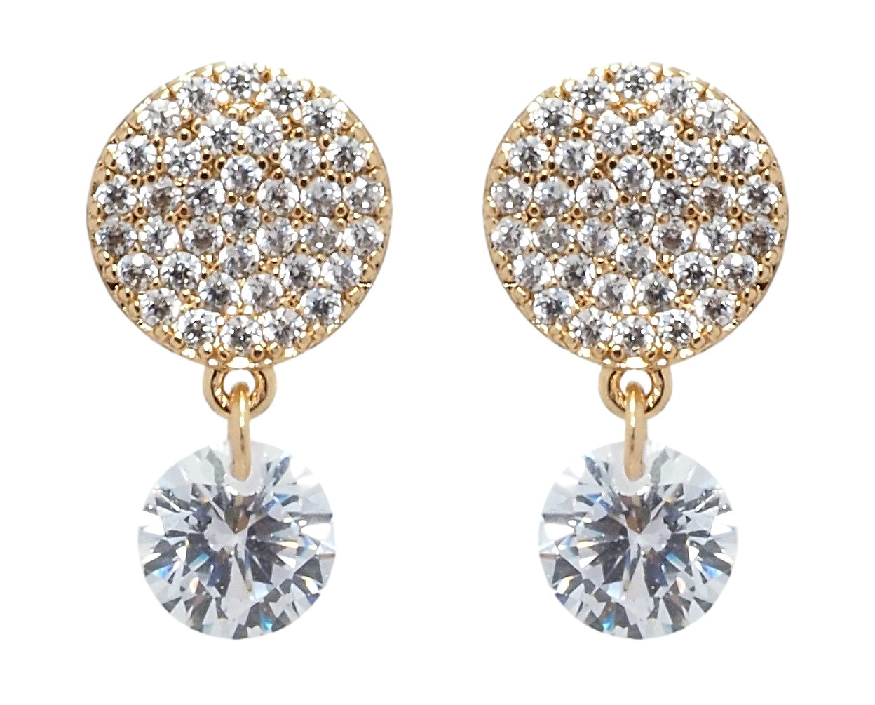 

Серьги Xuping Позолота 18K гвоздики (пусеты) "Инкрустация цирконием"