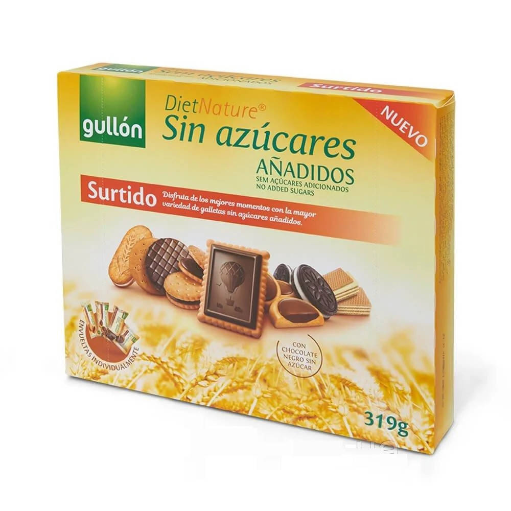 

Печенье Без Сахара Ассорти Gullon Diet Nature Sin Azucares Surtido 319 г Испания