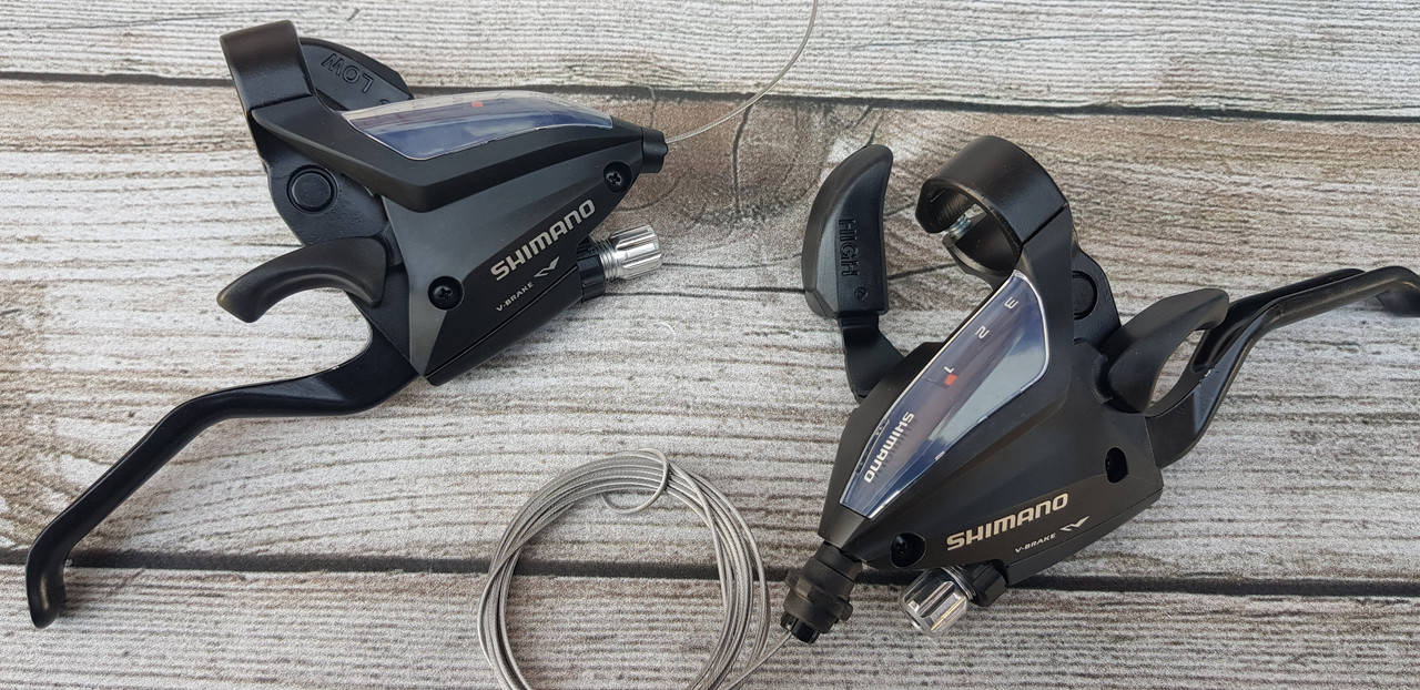

Манетки моноблок SHIMANO ST-EF500