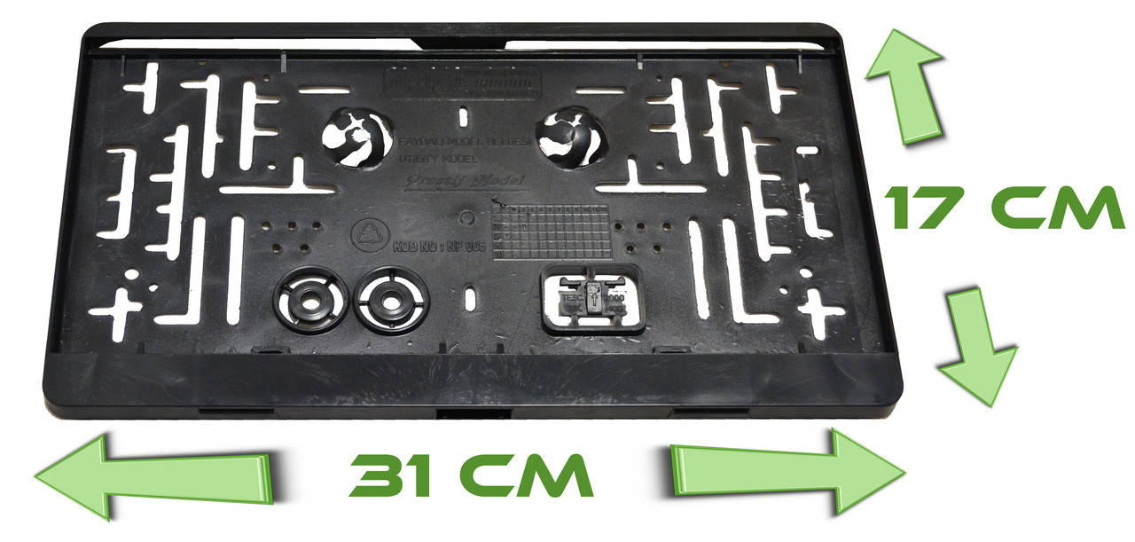 

Рамка номерного знаку квадратна США 31*18 INAUTO