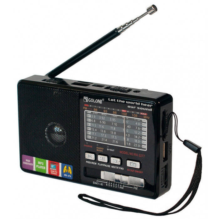 

Радио GOLON RX-181 (радио, usb, power bank)