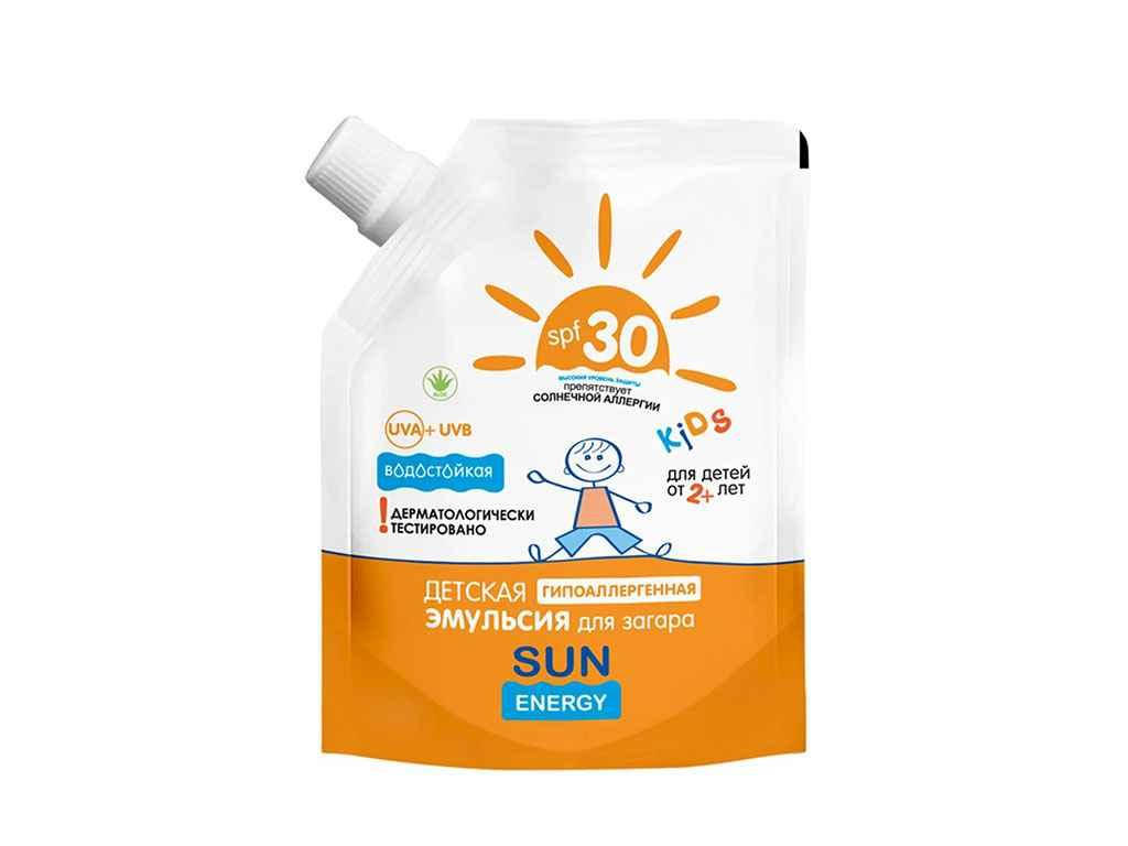 

Емульсія д/засмаги 200мл SPF 30 Economy Kids дой-пак ТМ SUN ENERGY