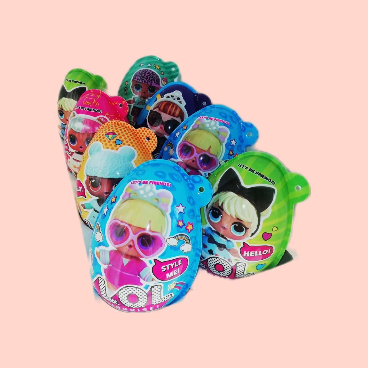 

Яйцо с куклой Л.О.Л. + драже и конфеты 40г*8шт