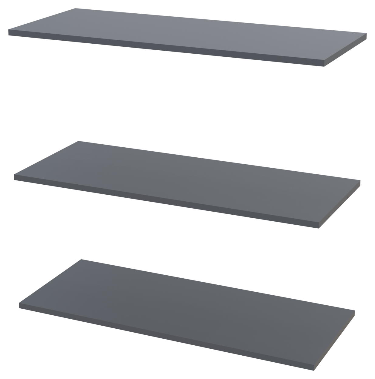 Шафа для одягу Doros Promo з полицями Графіт 2 ДСП 90х48х204 (42005101) 6