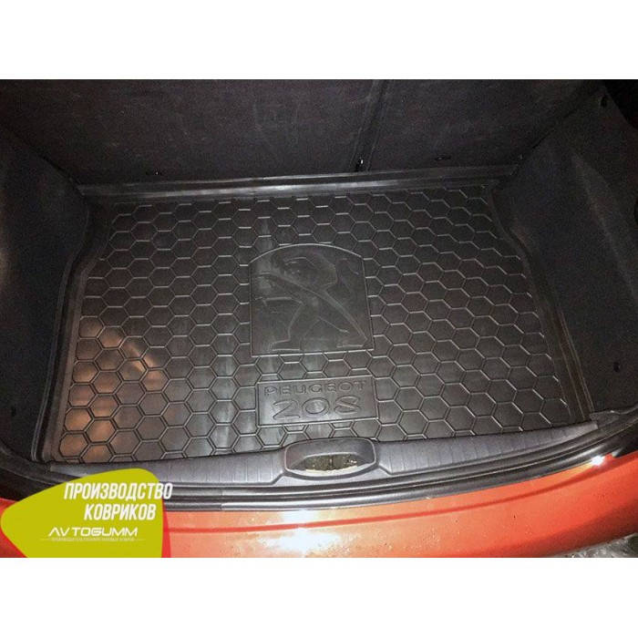 

Авто коврик в багажник Peugeot 208 2013+, Черный