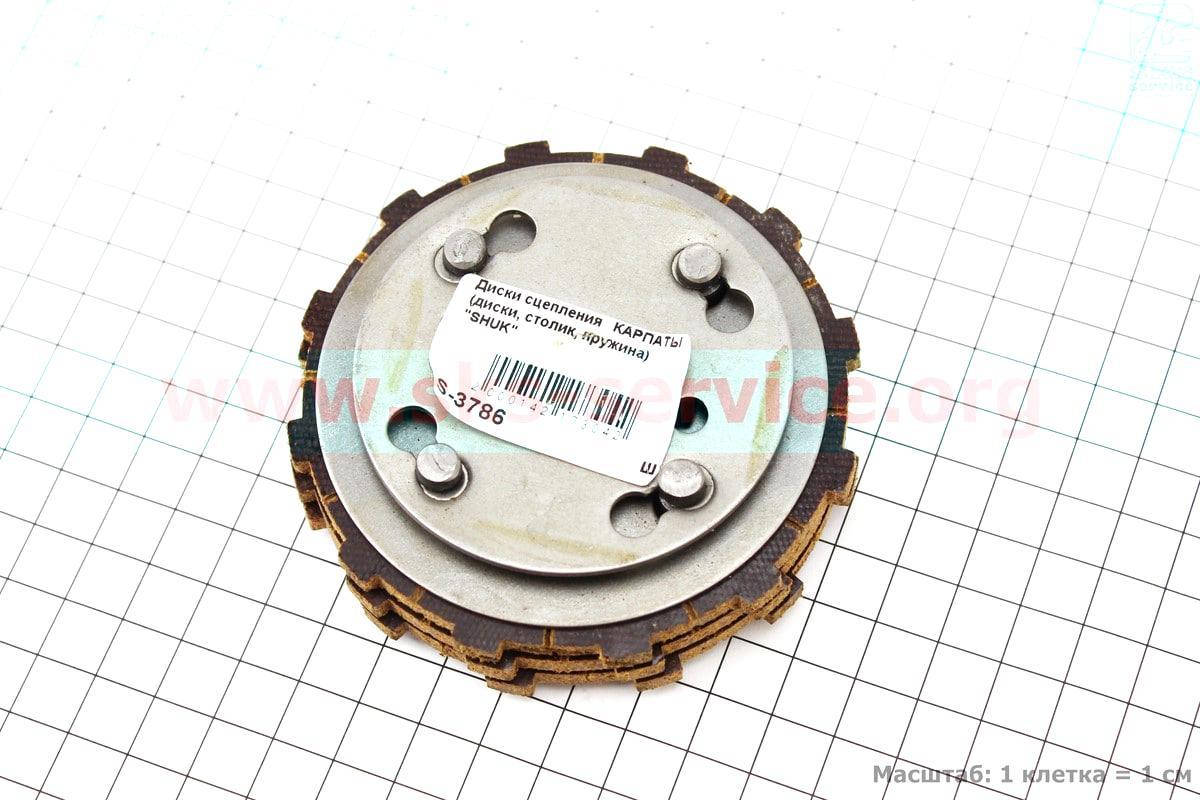 

Диски сцепления фрикционный, к-кт (диски, столик) Карпаты Тип №1 (346040)