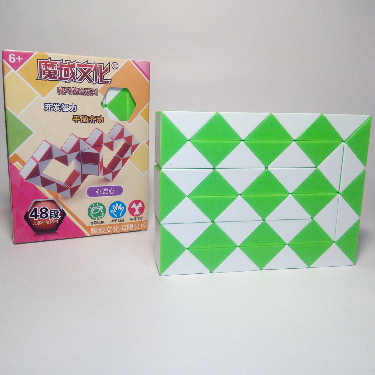 

Змейка Рубика MoYu Magic Snake 48 звеньев Зелёная, Зелёный