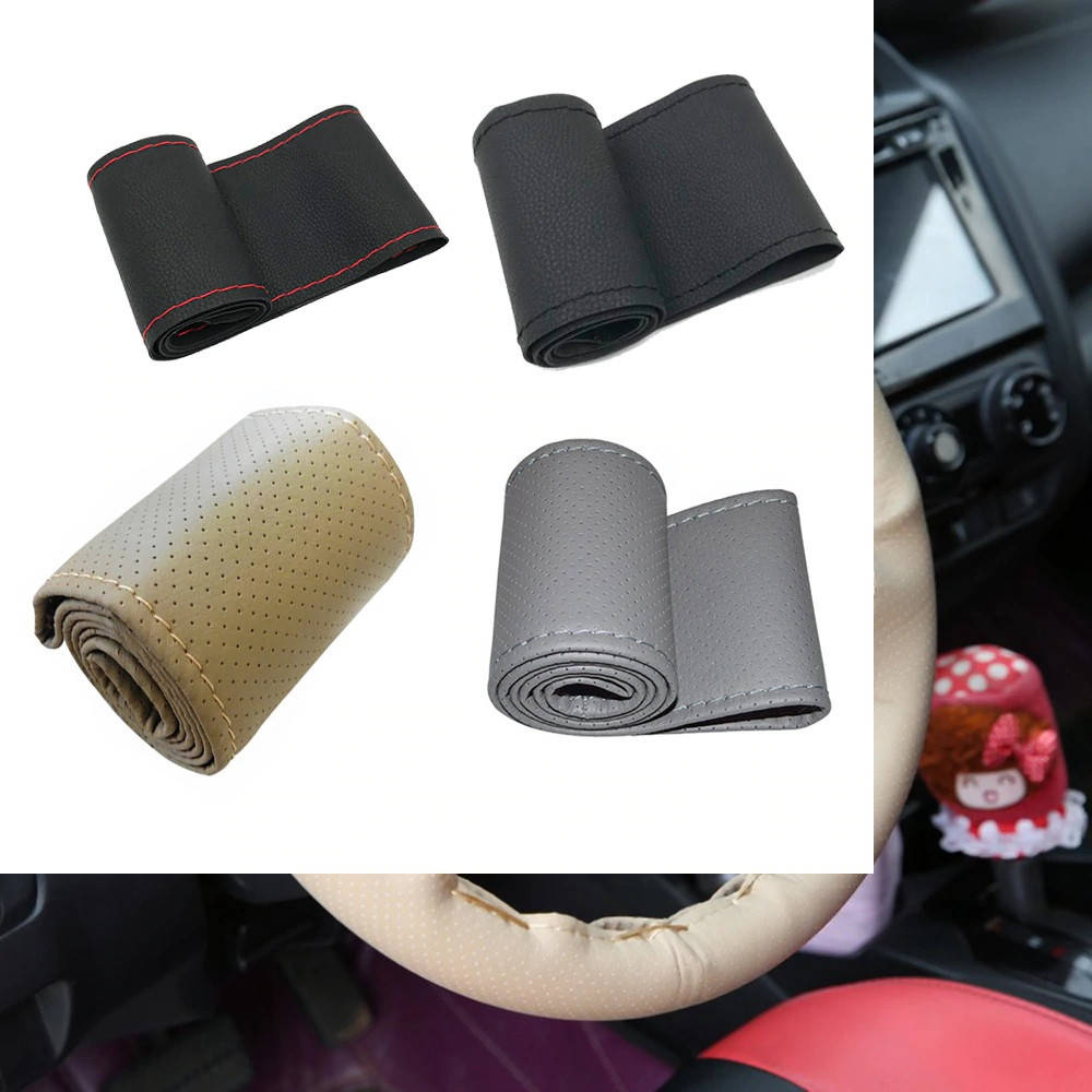 

Оплетки руля со шнуровкой М 37-38 см. перфорированная бежевый