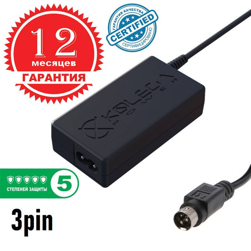 

Блок питания Kolega-Power для POS Therm Label Printer Термопринтера 24V 3A 72W 3pin (Гарантия 24мес)