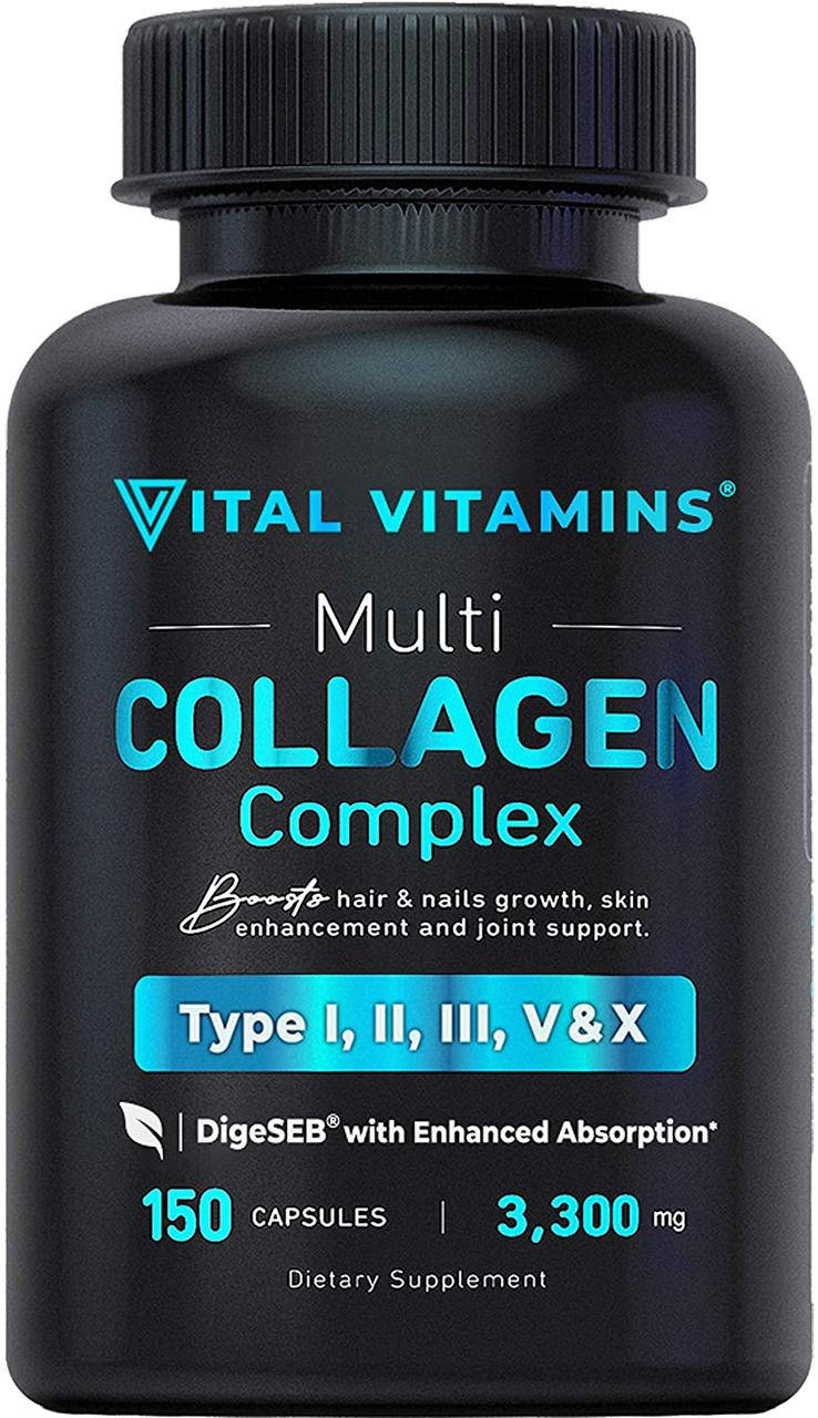 

Vital Vitamins Multi Collagen Complex 150 капсул
