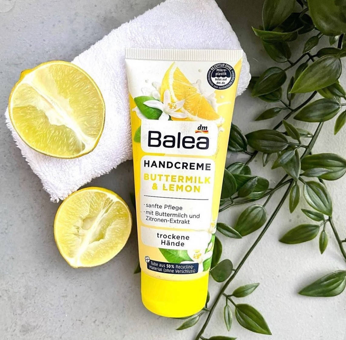 

Balea handcreme buttermilk & lemon крем для сухой кожи рук пихта и лимон 100ml