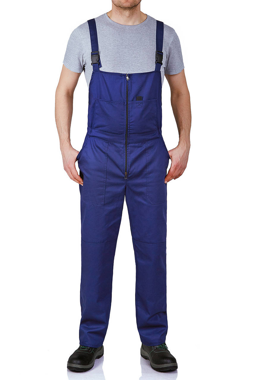 

Полукомбинезон рабочий комбинезон летний рабочая спецодежда, Темно-синий