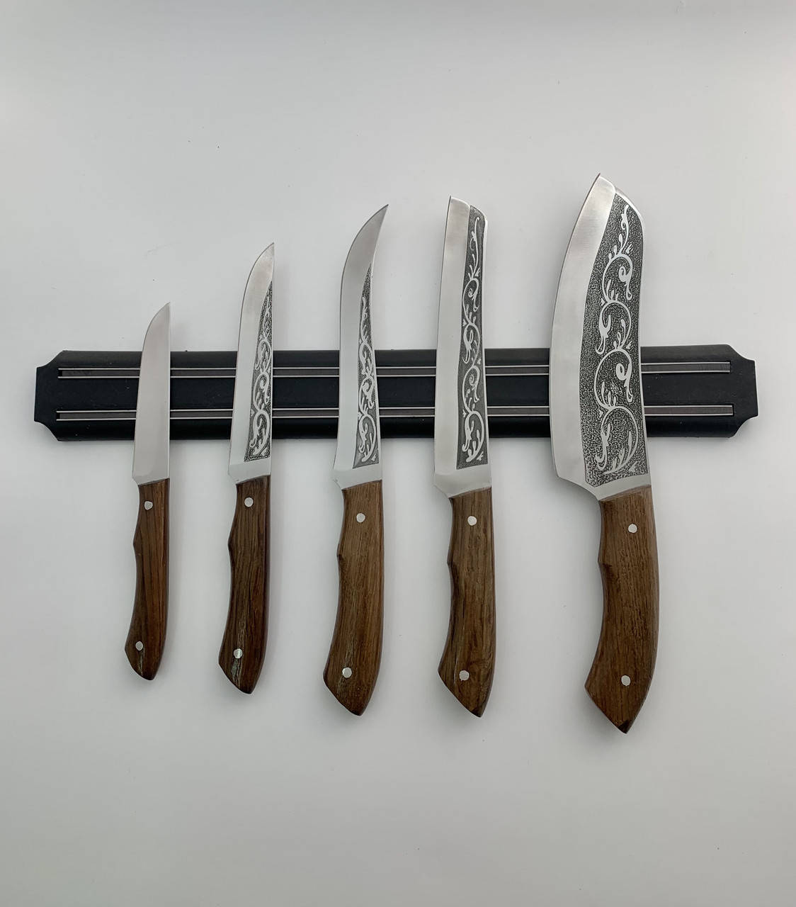 

Набор кухонных ножей #1 с гравировкой, 5штук в наборе 65Х13