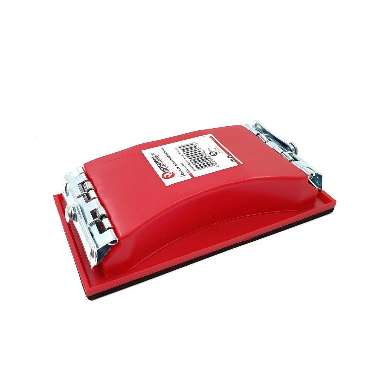 

Брусок для шлифования 100x210 мм металлический зажим INTERTOOL HT-0002