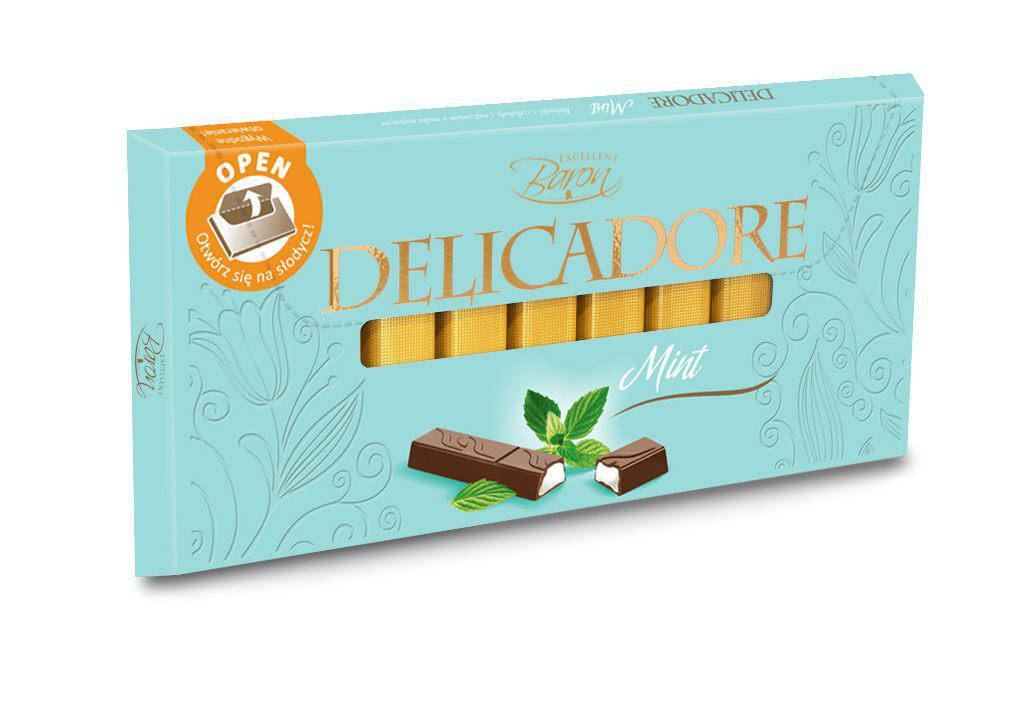 

Шоколад Delicadore Mint (с мятой) Baron Польша 200г