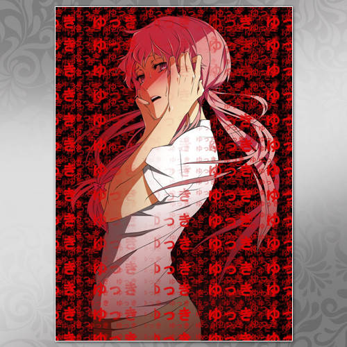 

Плакат Аниме Mirai Nikki 07