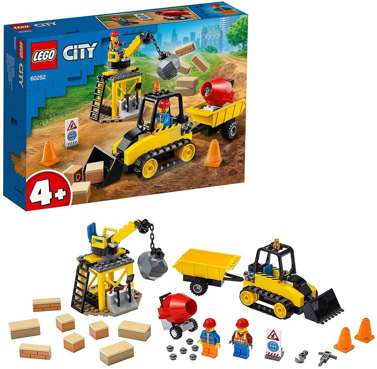 

LEGO 60252 City Будівельний бульдозер конструктор лего сіті