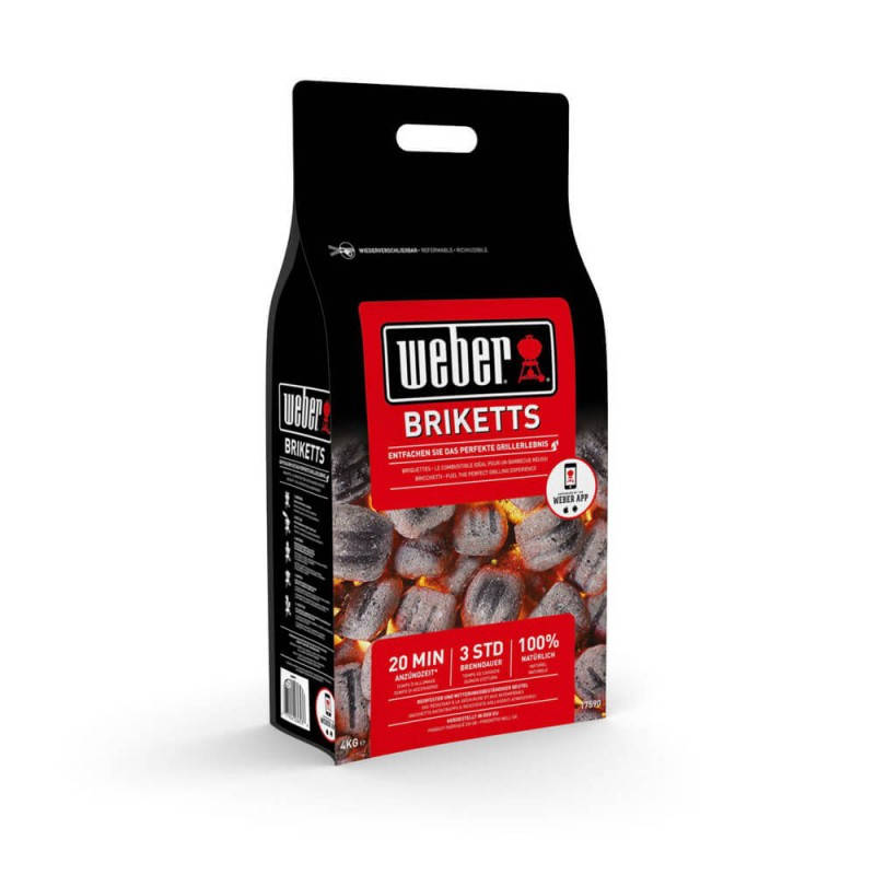 

Угольные брикеты для гриля Weber, 4 кг - 17590